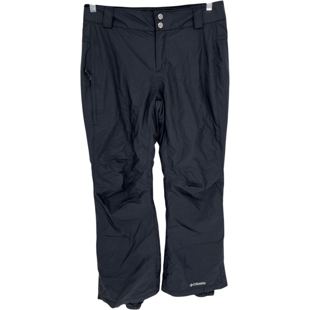 Columbia Snow Pants Women's Size Medium Short Bugaboo Omni-Tech Black Ski Winter